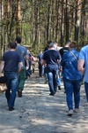 Wizyta terenowa w Kampinoskim Parku Narodowym podczas szkolenia dla funkcjonariuszy policji w Warszawie (25-26 kwietnia 2019 r.), fot.  CSP w Legionowie