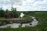 Przepławka w formie obejścia „bypass-fishway” na rzece Koskenkylänjoki